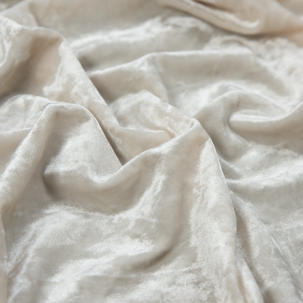 Crushed Velour - Vanilla Ice - Auguste Collection Full Crushed Velour - Vanilla Ice - Auguste Collection Full