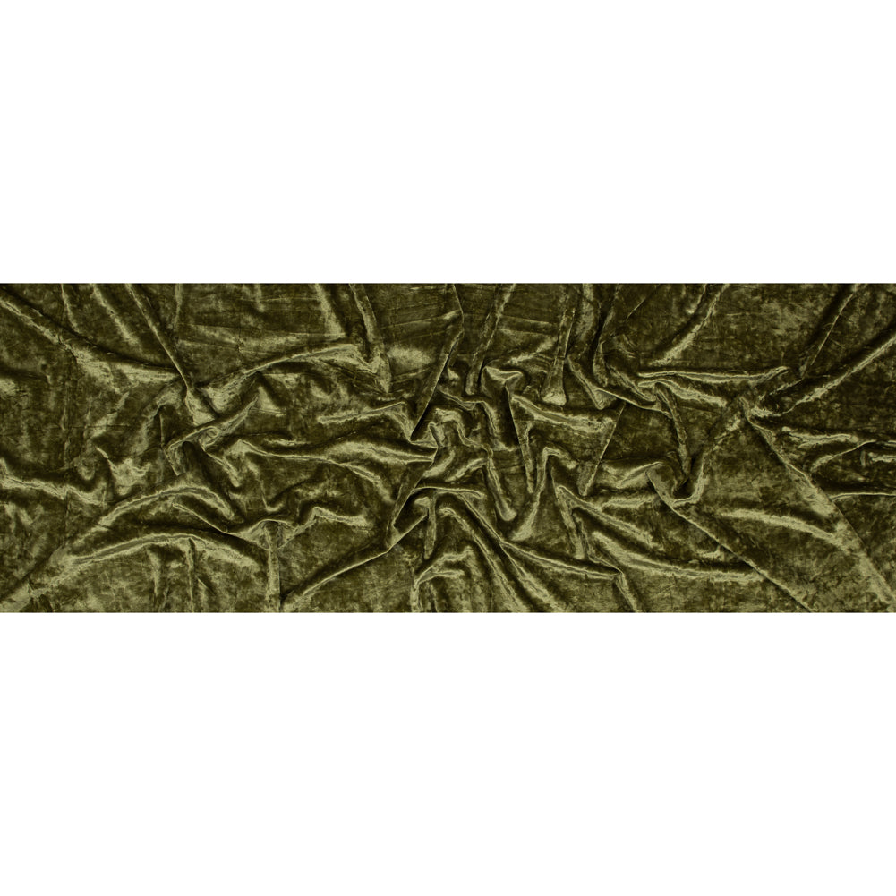 Crushed Velour - Woodbine Green - Auguste Collection Folded Crushed Velour - Woodbine Green - Auguste Collection Folded