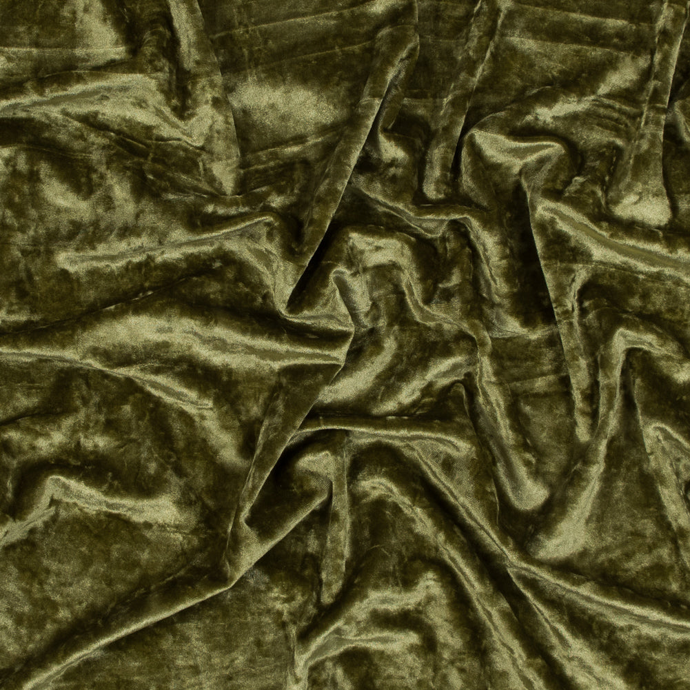 Crushed Velour - Woodbine Green - Auguste Collection Crushed Velour - Woodbine Green - Auguste Collection