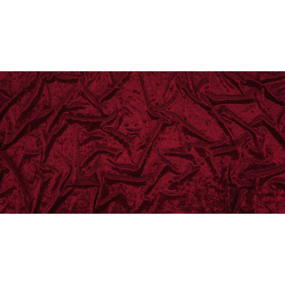 Crushed Velour - Deep Claret - Auguste Collection Folded Crushed Velour - Deep Claret - Auguste Collection Folded