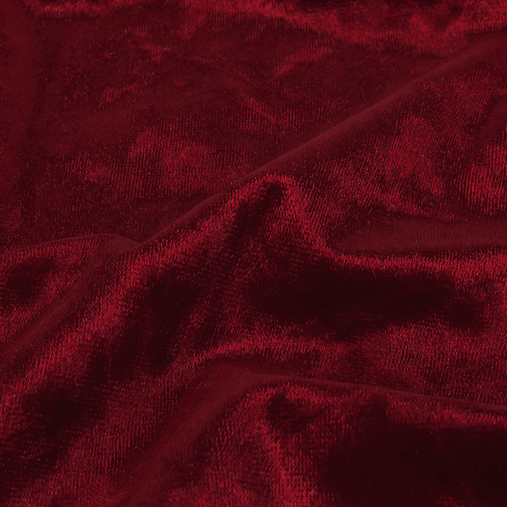 Crushed Velour - Deep Claret - Auguste Collection Full Crushed Velour - Deep Claret - Auguste Collection Full