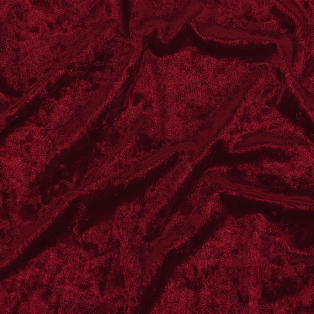 Crushed Velour - Deep Claret - Auguste Collection Crushed Velour - Deep Claret - Auguste Collection