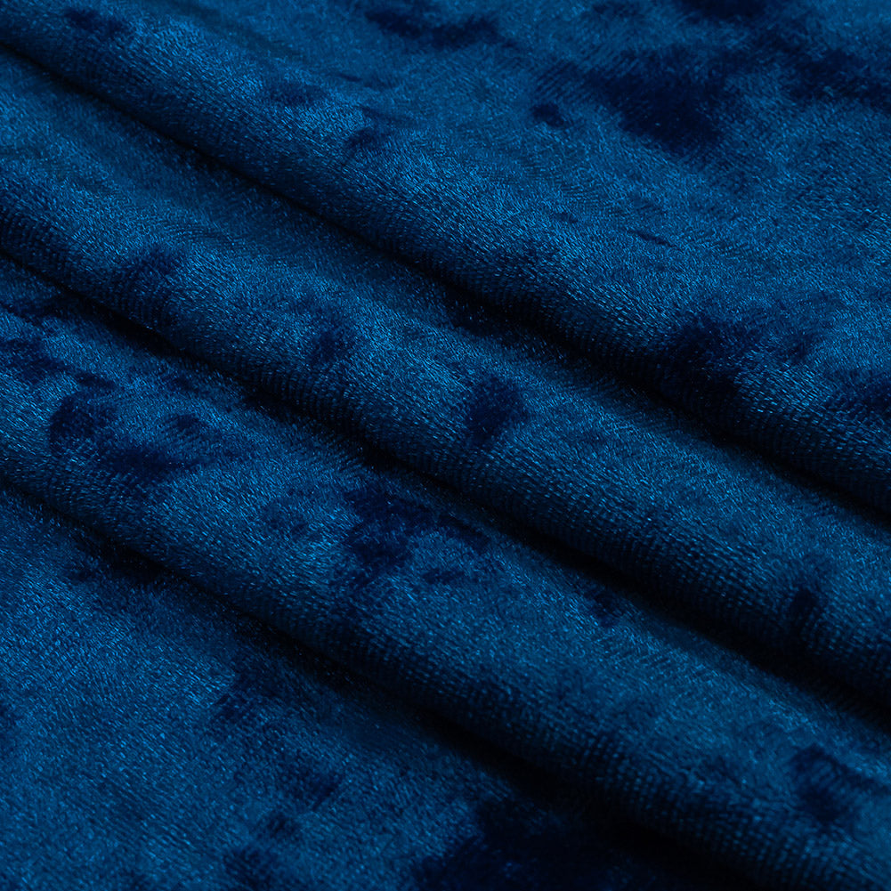 Crushed Velour - Estate Blue - Auguste Collection Detail