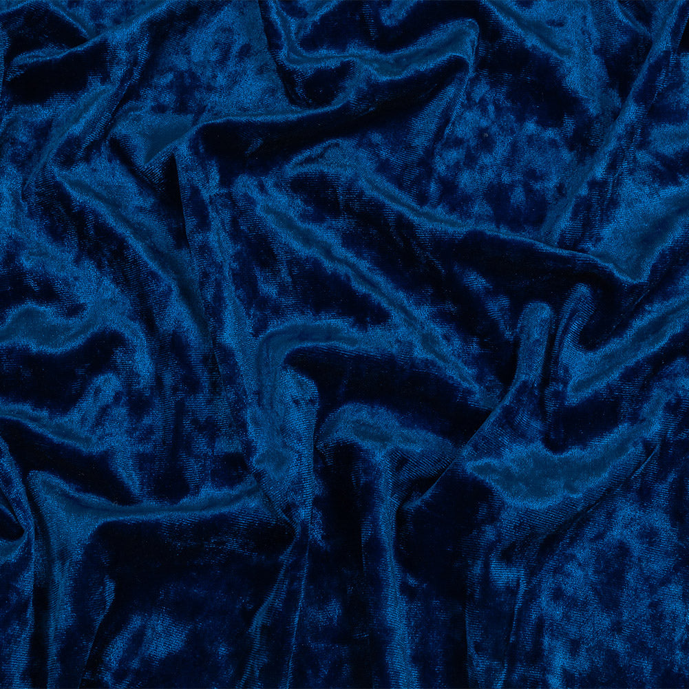Crushed Velour - Estate Blue - Auguste Collection