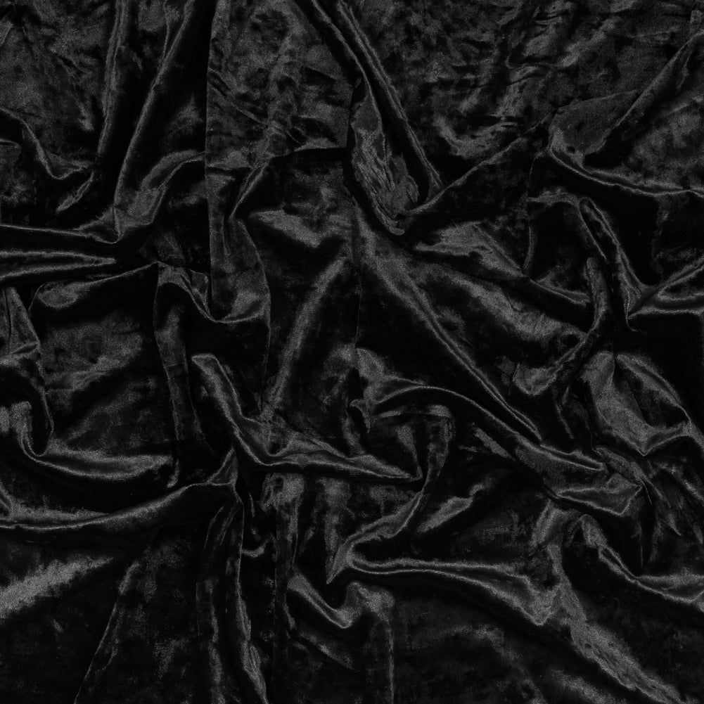 Crushed Velour - Black - Auguste Collection Crushed Velour - Black - Auguste Collection
