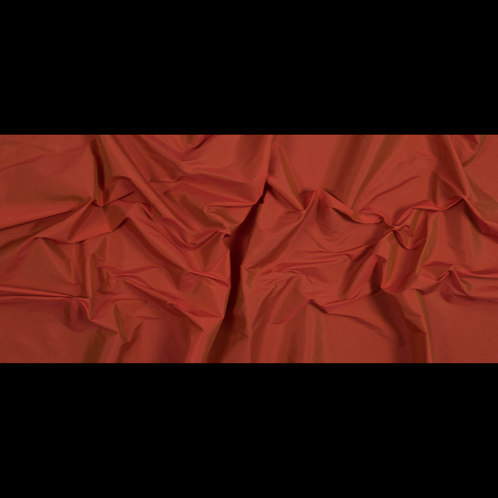 Polyester Taffeta - Plain Dyed Orange - Bellamy Collection Folded Polyester Taffeta - Plain Dyed Orange - Bellamy Collection Folded