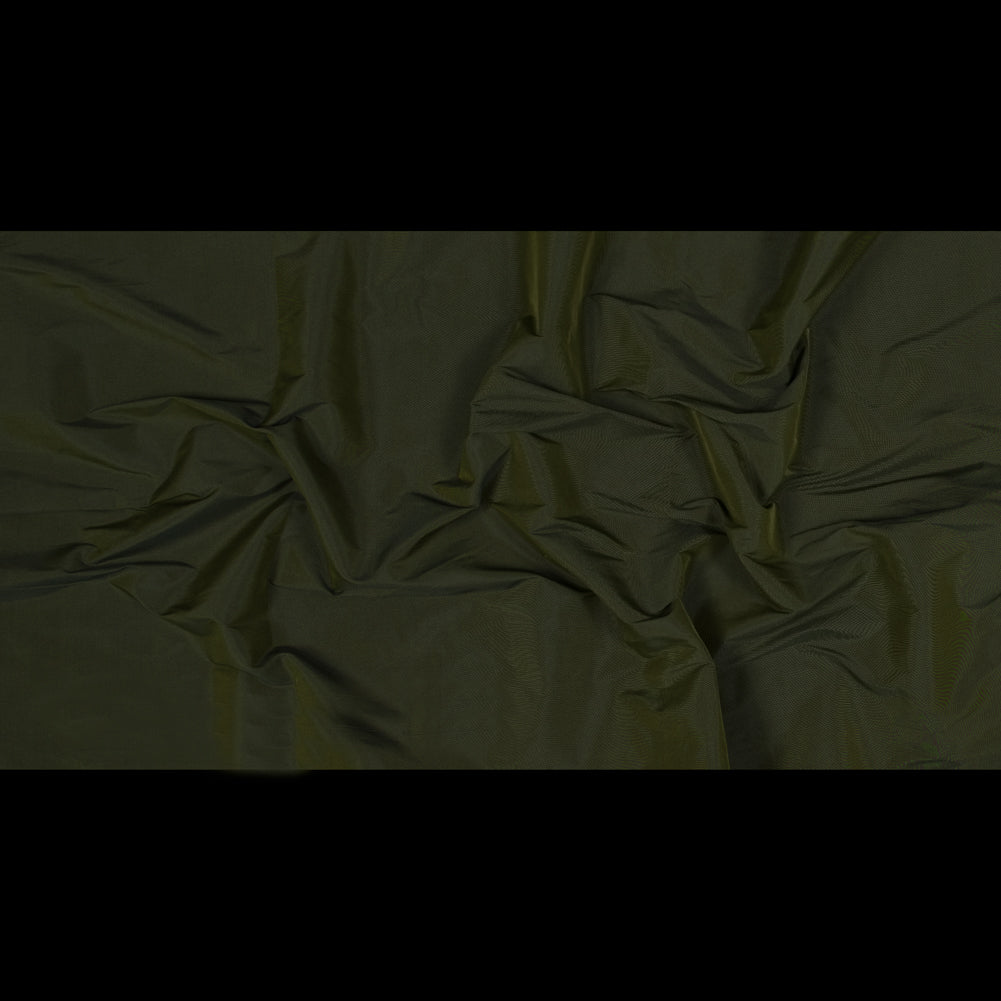 Polyester Taffeta - Plain Dyed Olive - Bellamy Collection Folded Polyester Taffeta - Plain Dyed Olive - Bellamy Collection Folded