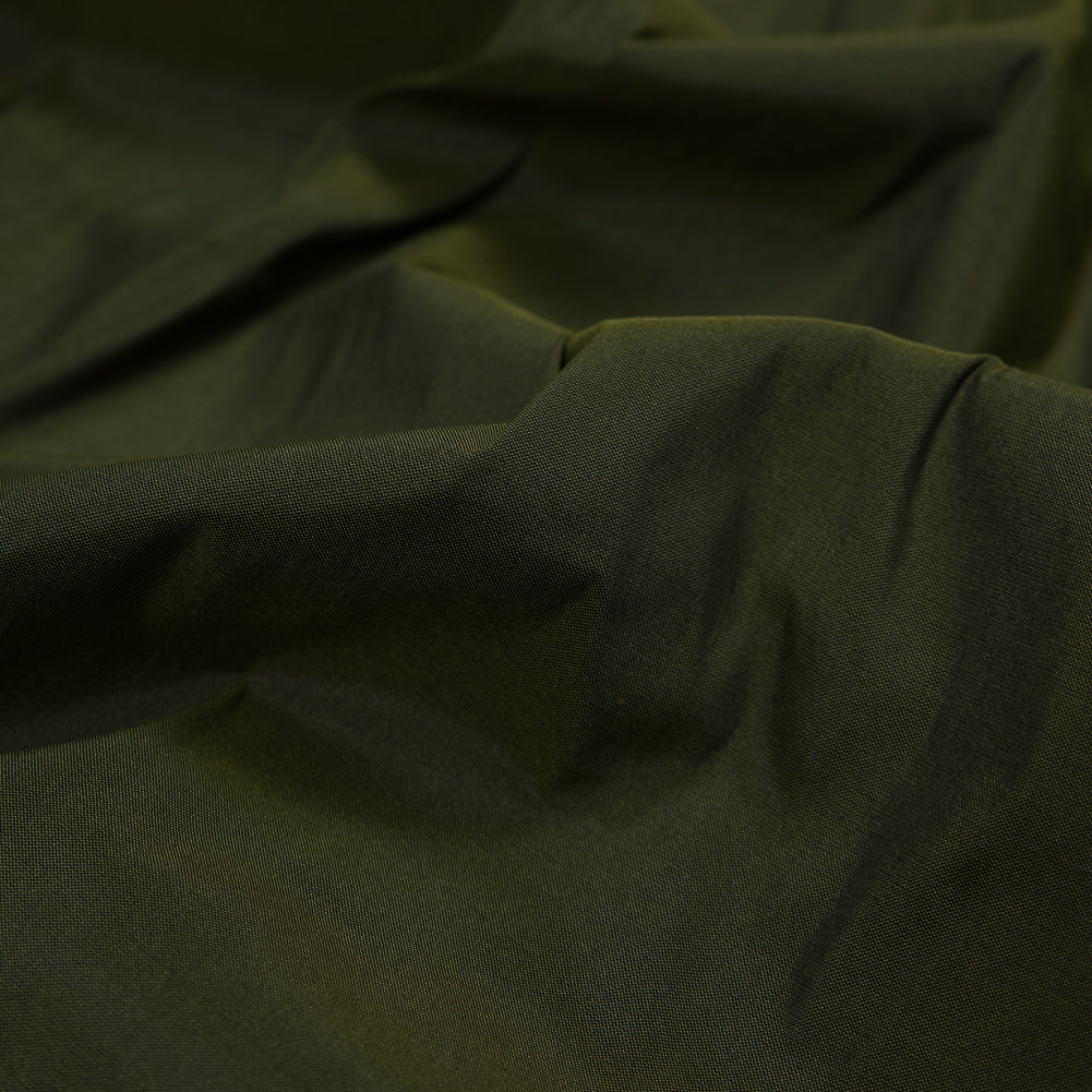 Polyester Taffeta - Plain Dyed Olive - Bellamy Collection Full Polyester Taffeta - Plain Dyed Olive - Bellamy Collection Full