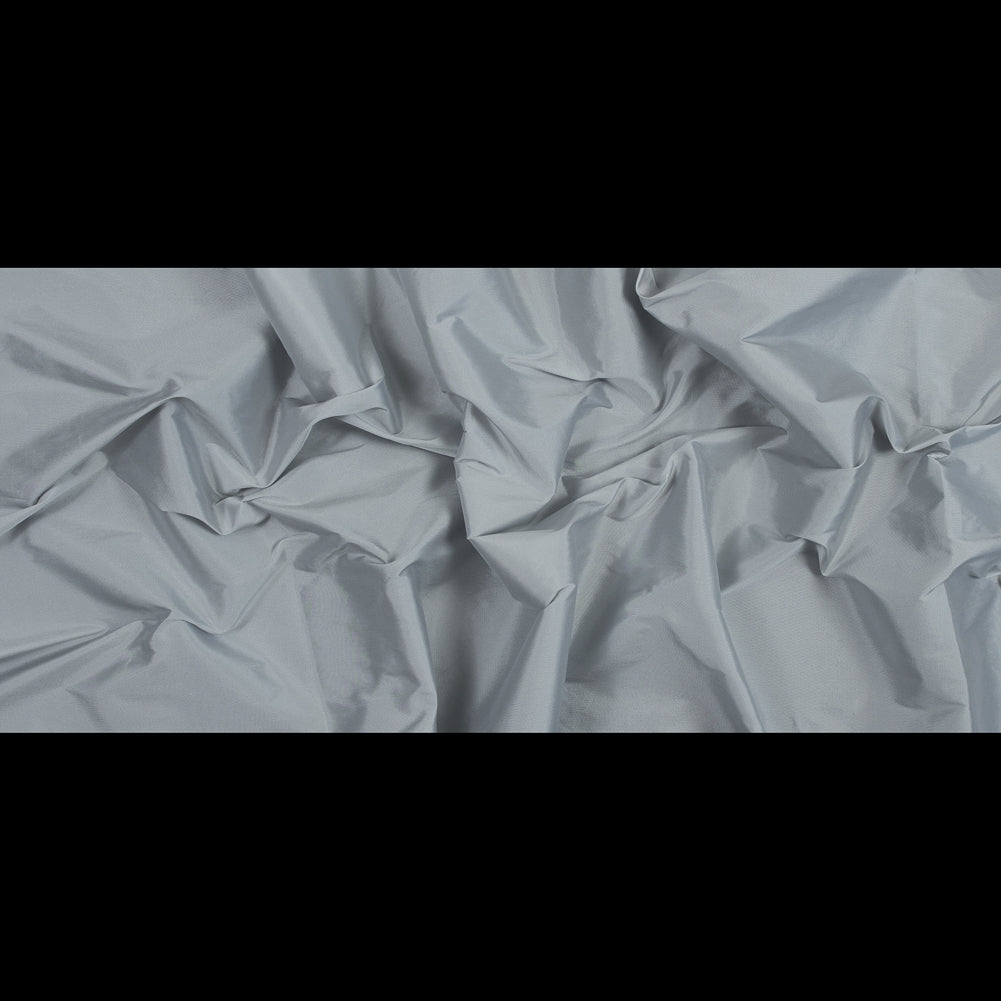Polyester Taffeta - Plain Dyed Silver - Bellamy Collection Folded