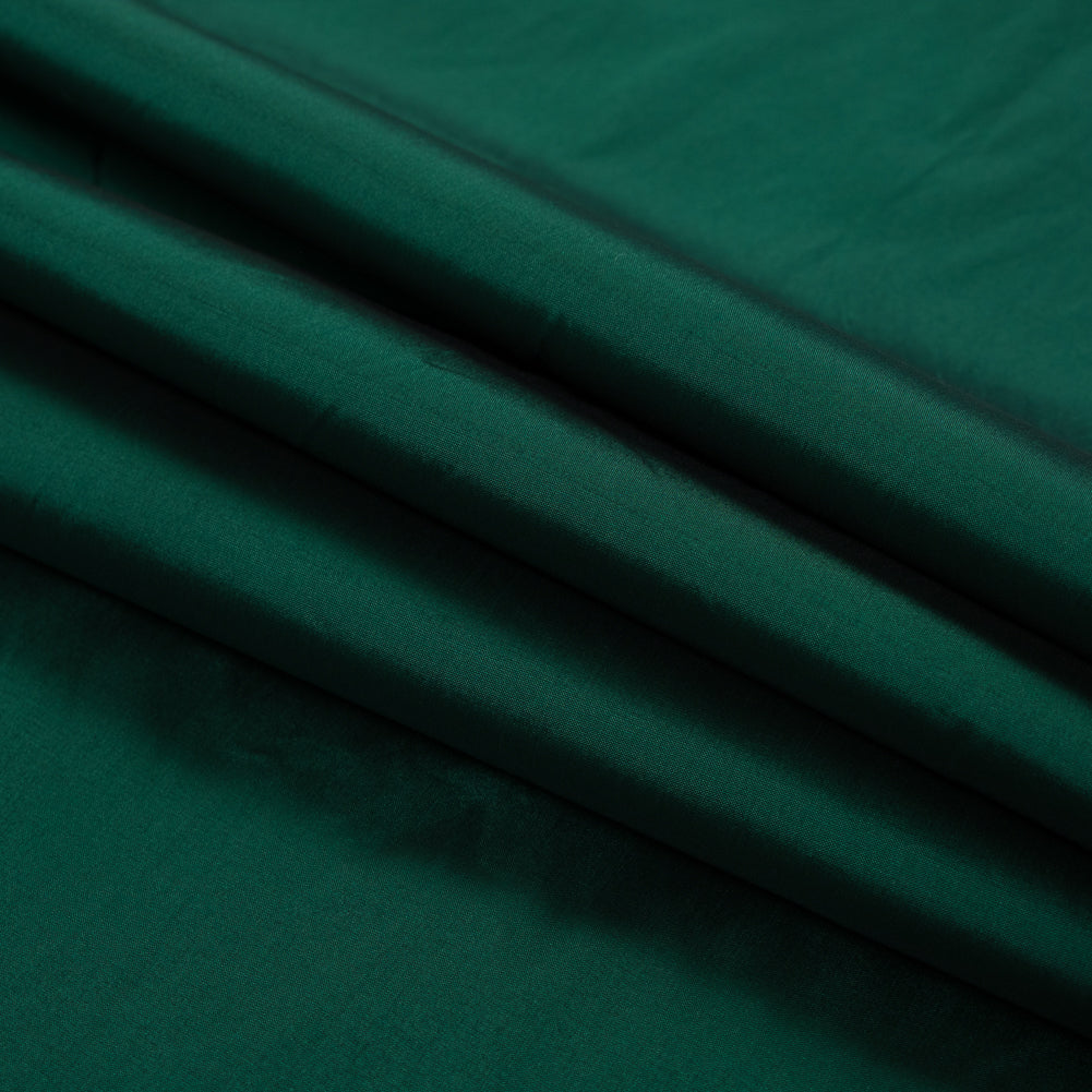 Polyester Taffeta - Plain Dyed Emerald Green - Bellamy Collection Detail