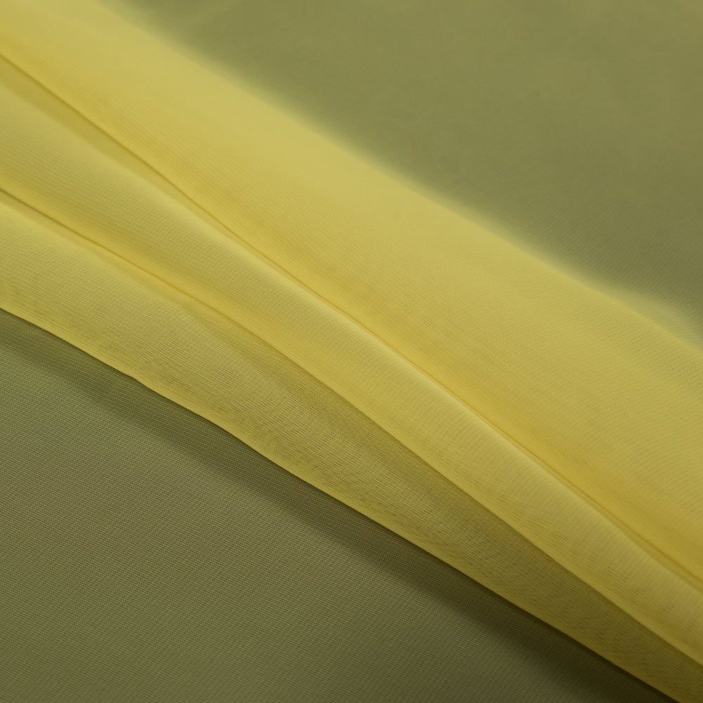 Polyester Chiffon - Lemon - Regina Collection Detail Polyester Chiffon - Lemon - Regina Collection Detail