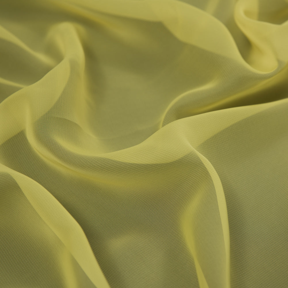 Polyester Chiffon - Lemon - Regina Collection Full Polyester Chiffon - Lemon - Regina Collection Full