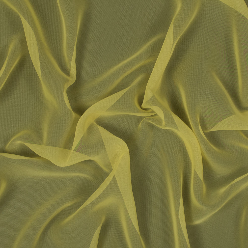 Polyester Chiffon - Lemon - Regina Collection Polyester Chiffon - Lemon - Regina Collection
