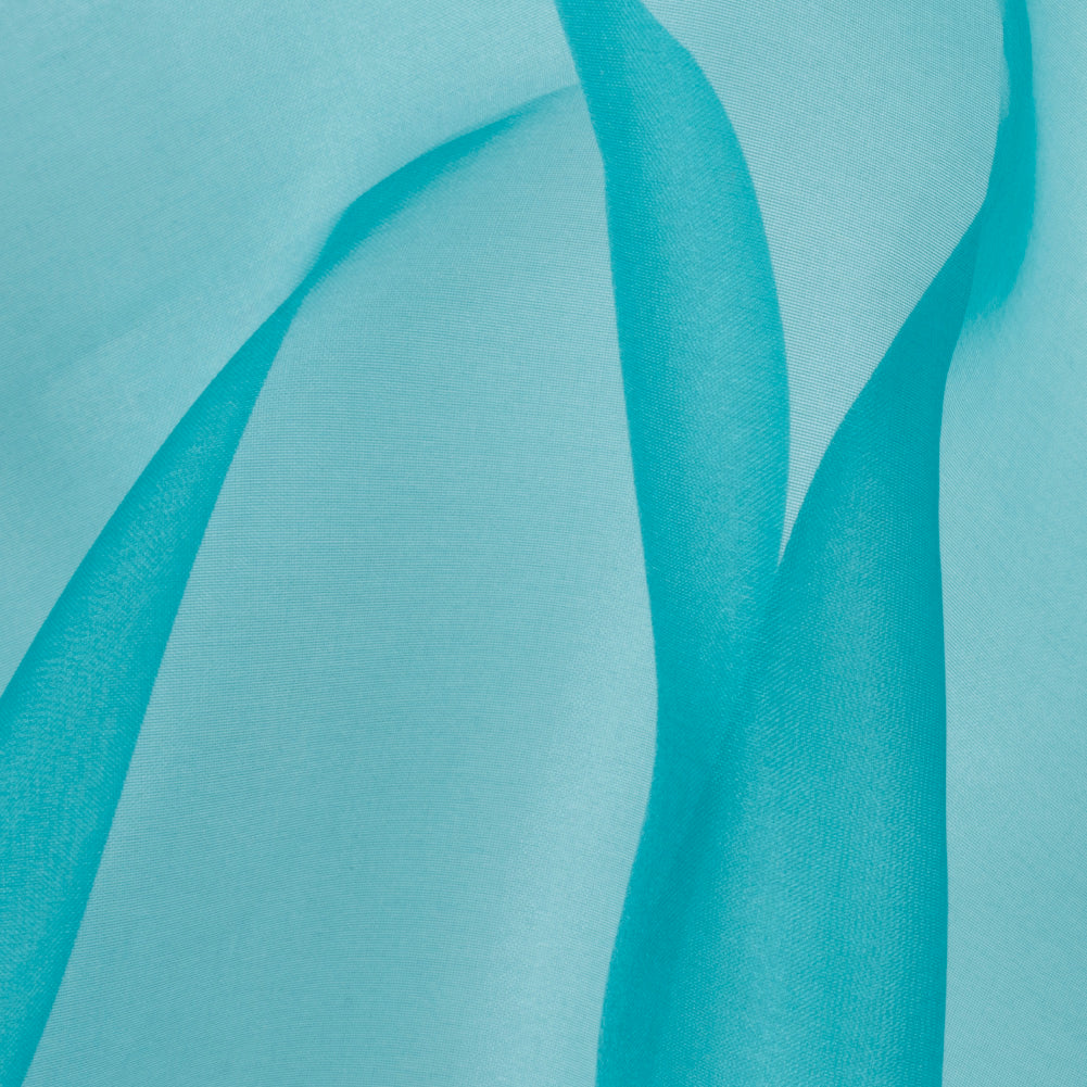 2-Ply Polyester Organza - Teal - Zelda Collection Full 2-Ply Polyester Organza - Teal - Zelda Collection Full