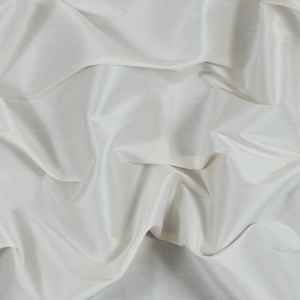 Polyester Shantung - Ivory - Eirian Collection Polyester Shantung - Ivory - Eirian Collection