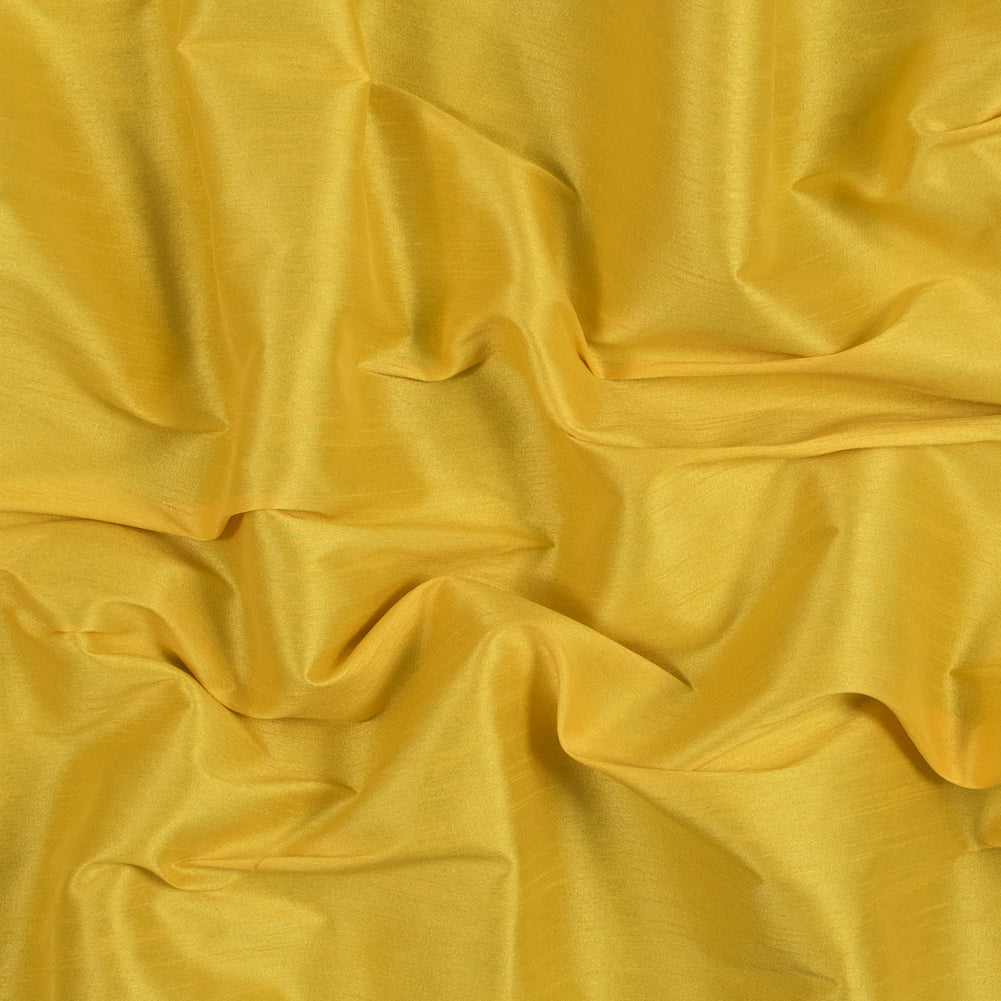Polyester Shantung - Gamboge Yellow - Eirian Collection Polyester Shantung - Gamboge Yellow - Eirian Collection