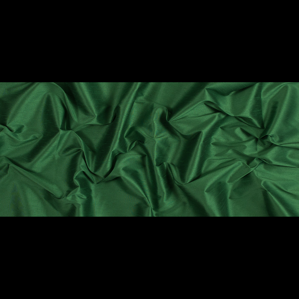 Polyester Shantung - Kelly Green - Eirian Collection Folded Polyester Shantung - Kelly Green - Eirian Collection Folded