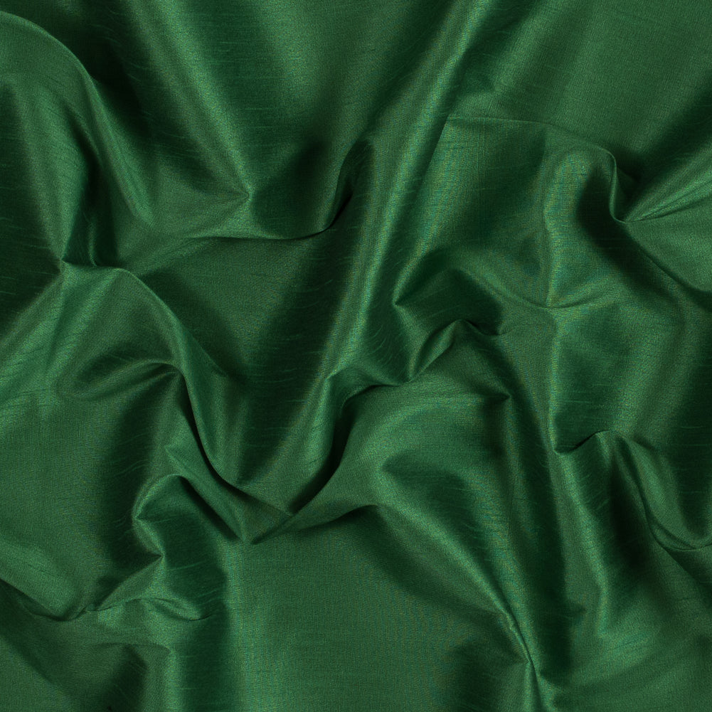 Polyester Shantung - Kelly Green - Eirian Collection Polyester Shantung - Kelly Green - Eirian Collection