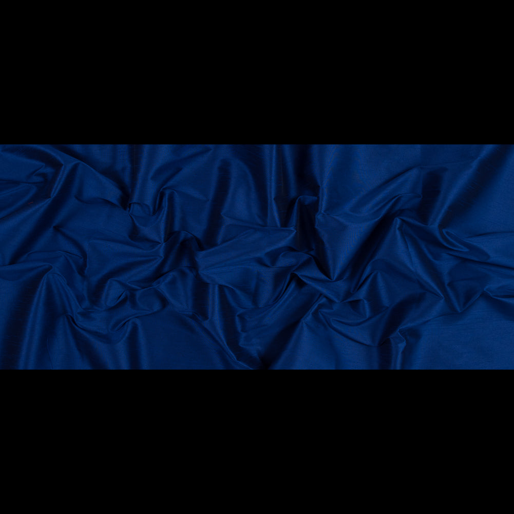 Polyester Shantung - Royal Blue - Eirian Collection Folded Polyester Shantung - Royal Blue - Eirian Collection Folded
