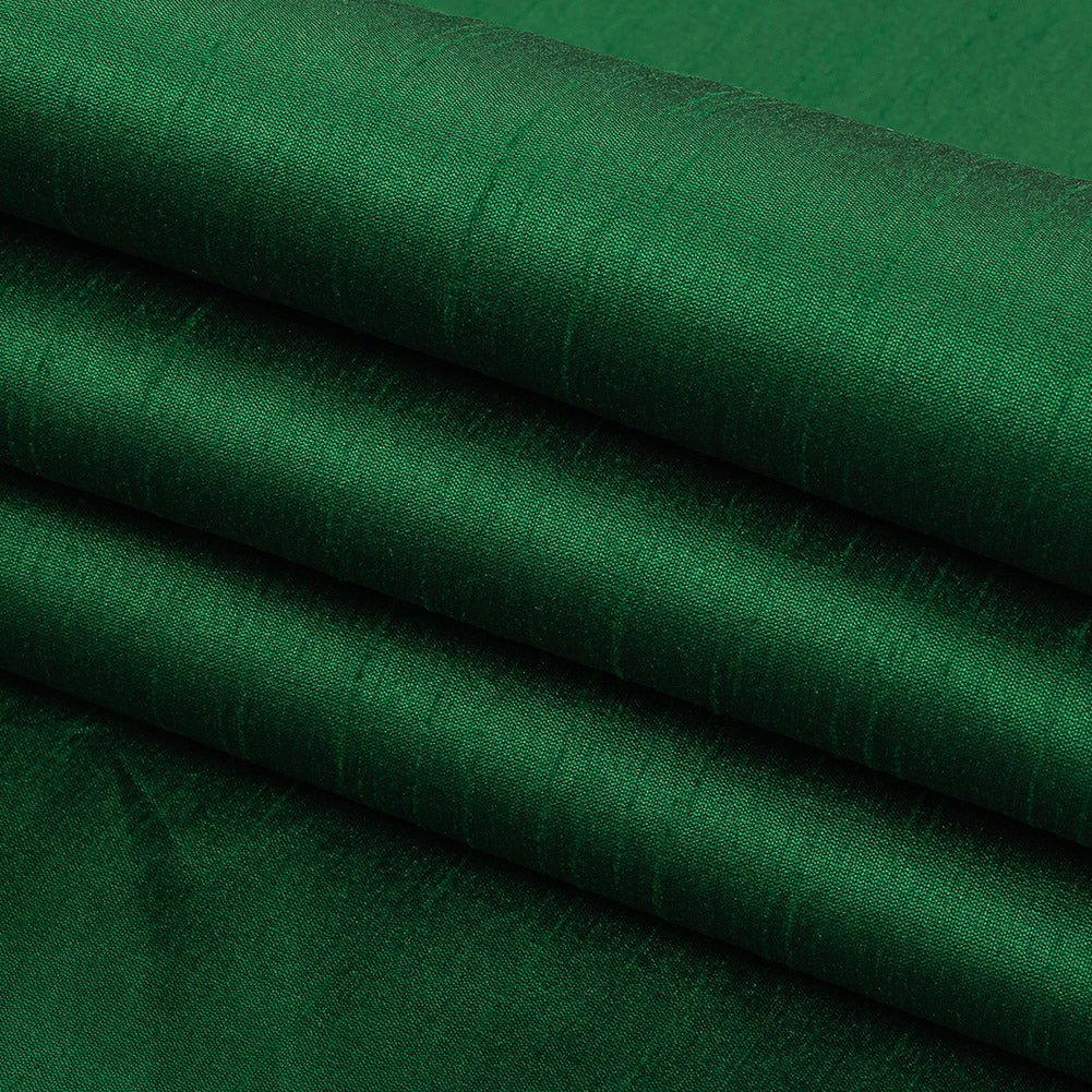 Polyester Shantung - Forest - Eirian Collection Detail Polyester Shantung - Forest - Eirian Collection Detail