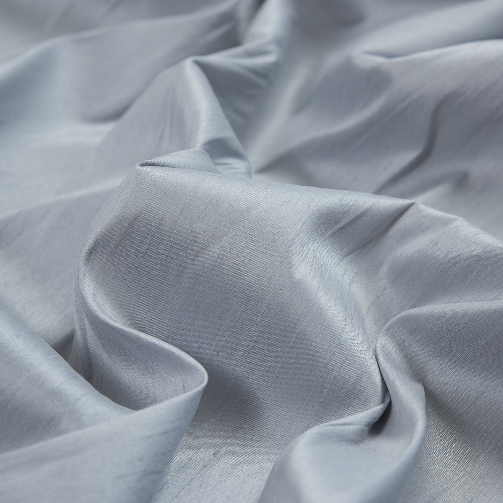 Polyester Shantung - Silver - Eirian Collection Full Polyester Shantung - Silver - Eirian Collection Full