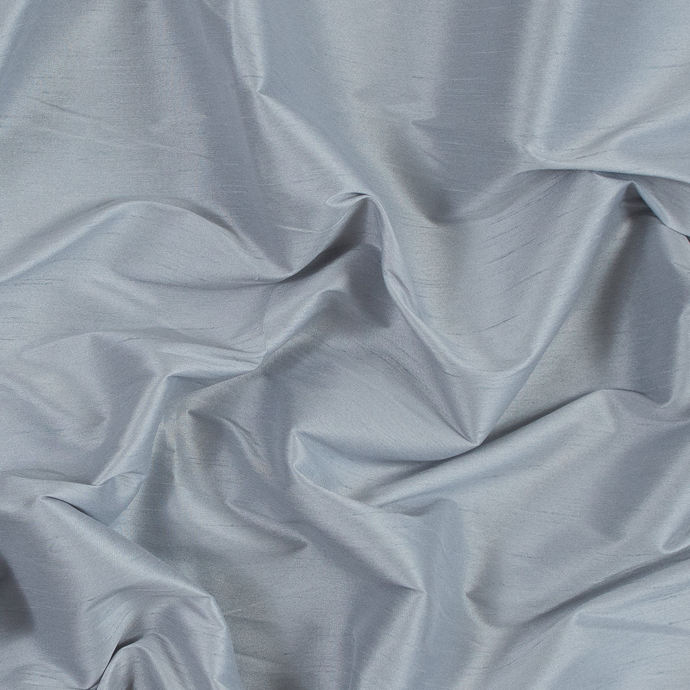 Polyester Shantung - Silver - Eirian Collection Polyester Shantung - Silver - Eirian Collection
