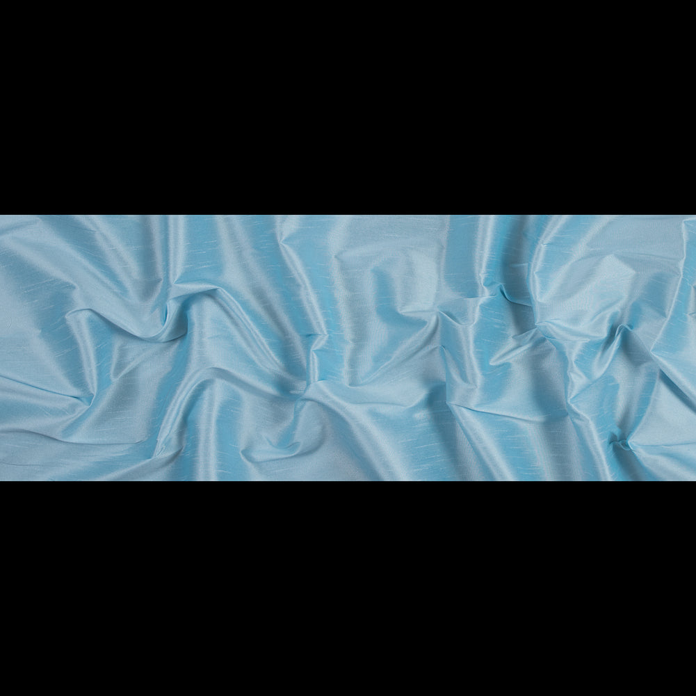 Polyester Shantung - Baby Blue - Eirian Collection Folded Polyester Shantung - Baby Blue - Eirian Collection Folded