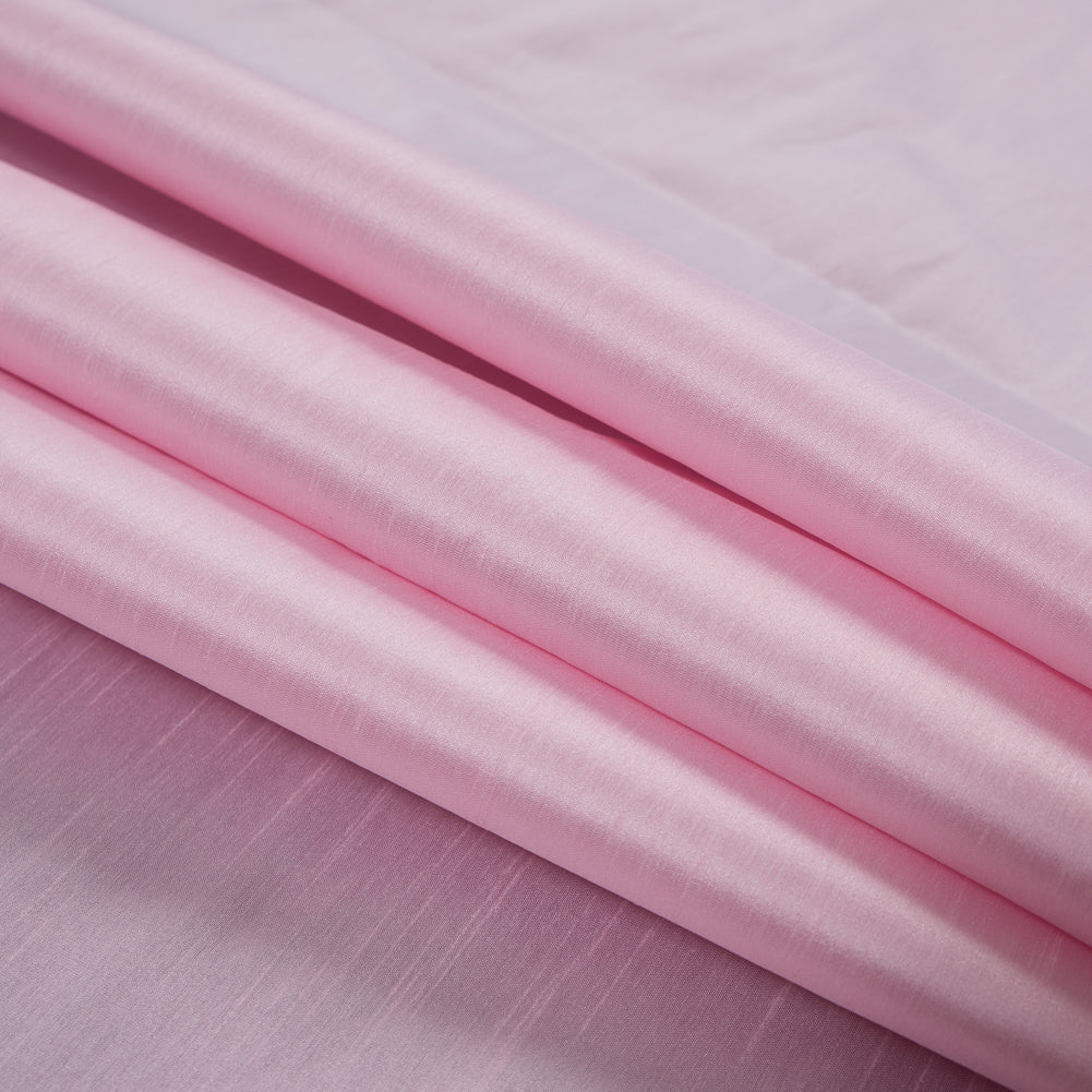Polyester Shantung - Candy Pink - Eirian Collection Detail Polyester Shantung - Candy Pink - Eirian Collection Detail
