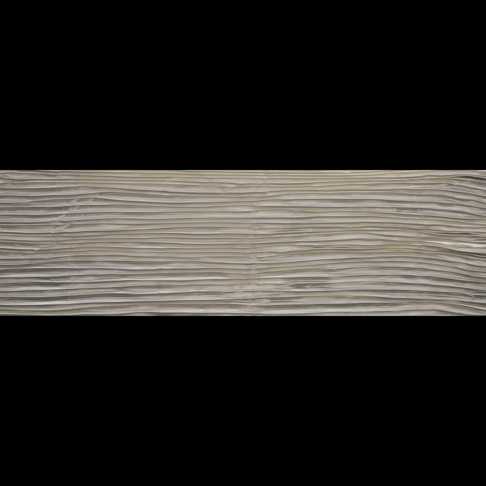 Pleated Stretch Satin - Cream - Andreas Collection Folded Pleated Stretch Satin - Cream - Andreas Collection Folded