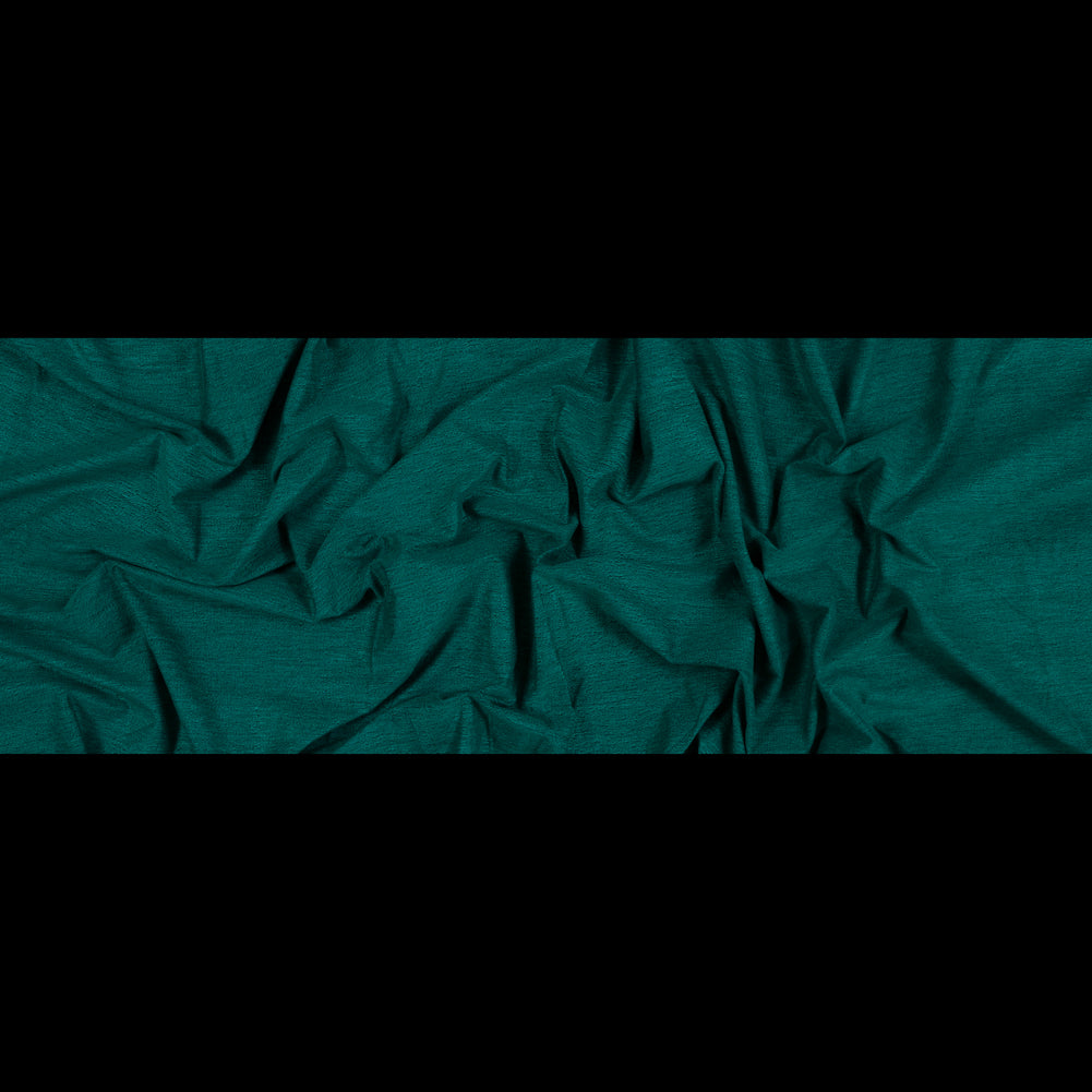 Turquoise and Black Duo-Tone French Terry Folded Turquoise and Black Duo-Tone French Terry Folded