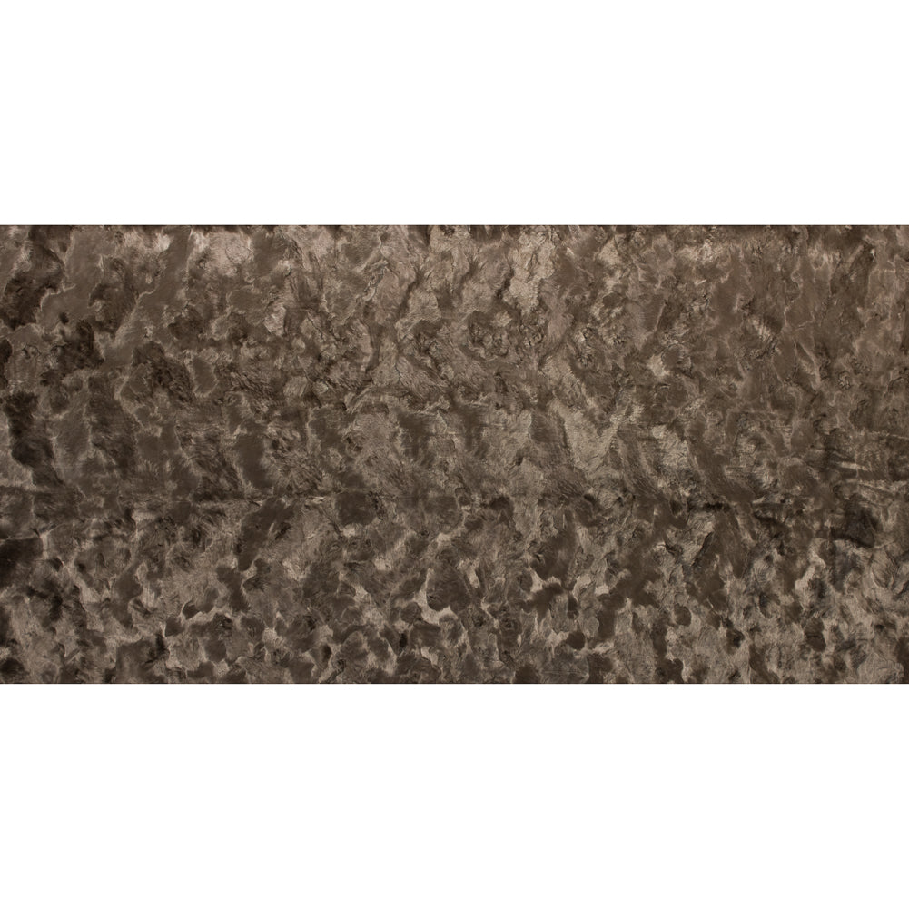 Crushed Velvet - Light Brown - Famous NYC Designer Full Crushed Velvet - Light Brown - Famous NYC Designer Full