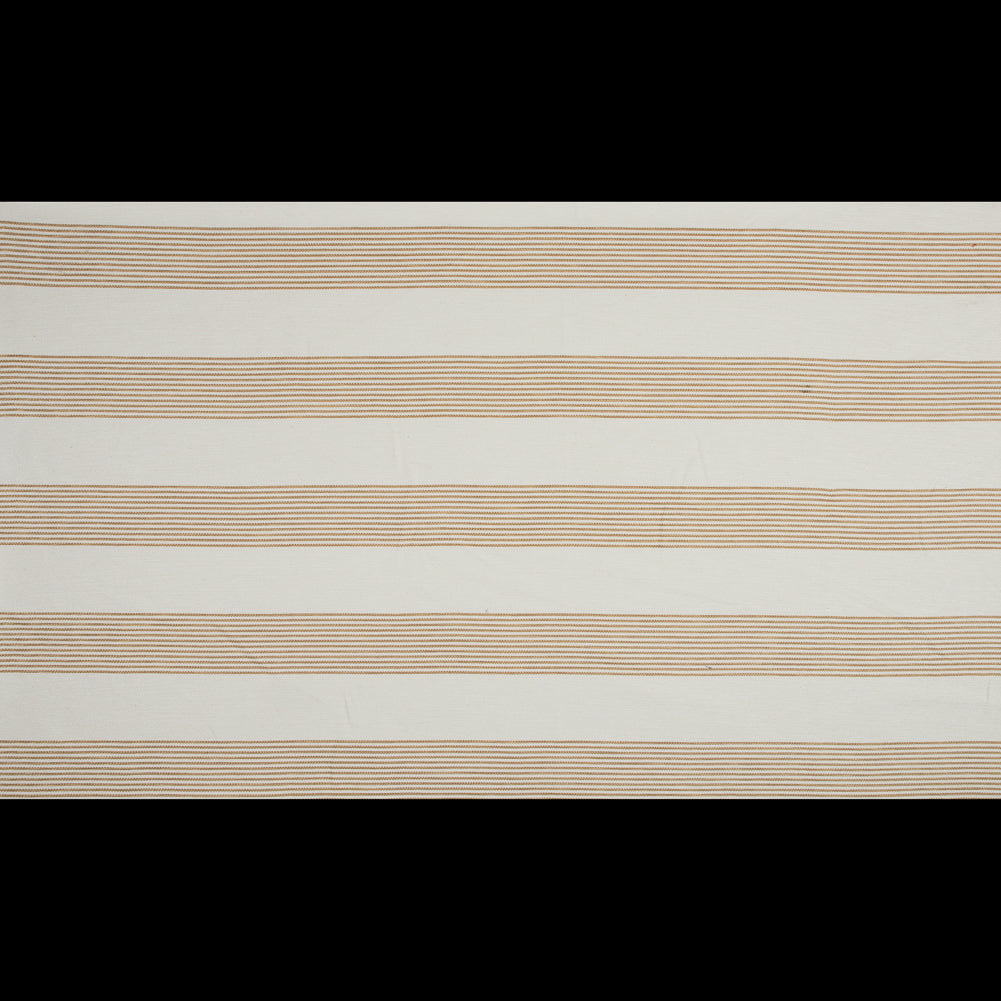 Derek Lam Natural and Straw Striped Cotton Blend Full Derek Lam Natural and Straw Striped Cotton Blend Full