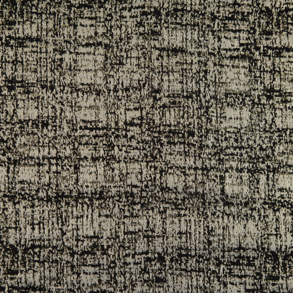 Metallic Gold and Black Abstract Jacquard Detail Metallic Gold and Black Abstract Jacquard Detail