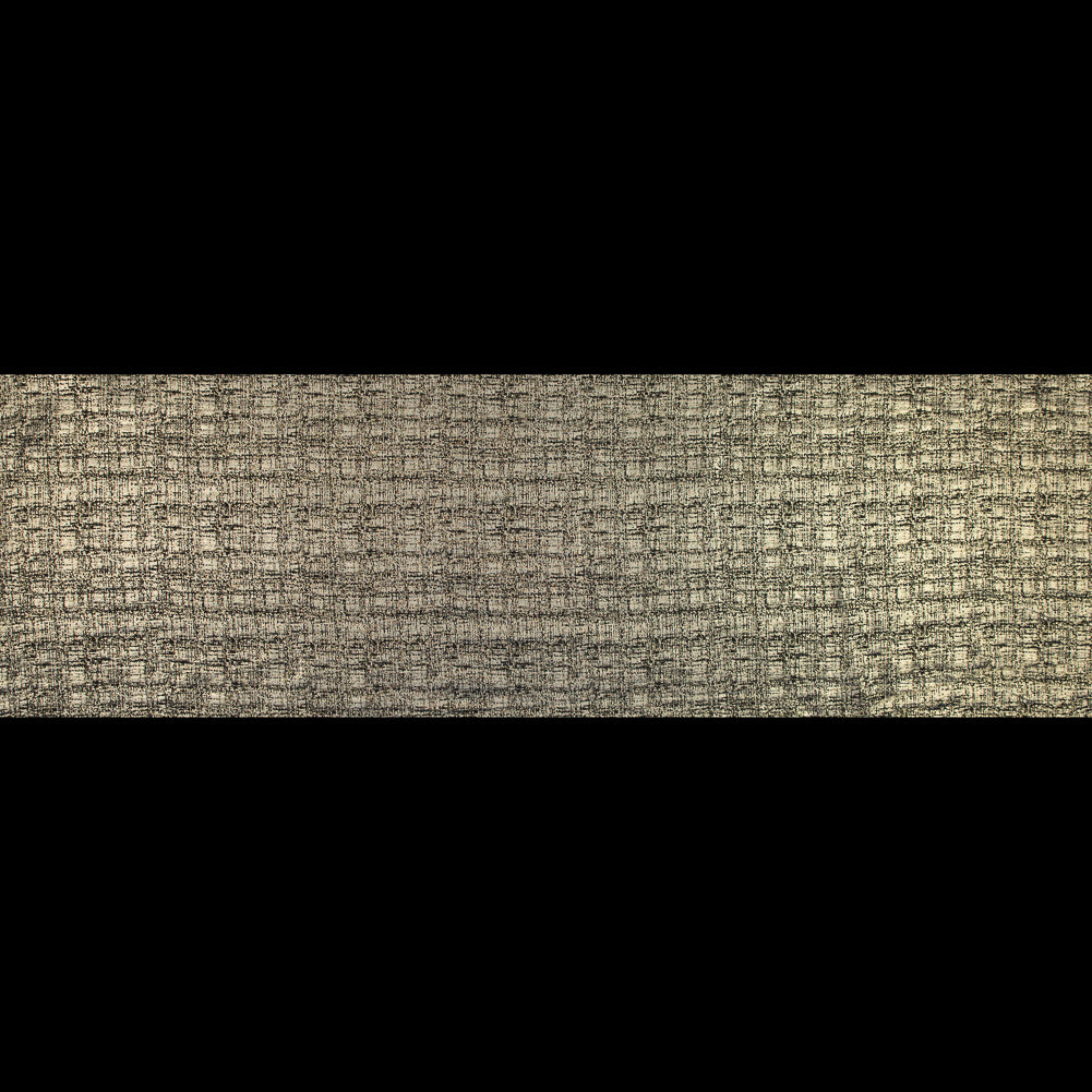 Metallic Gold and Black Abstract Jacquard Full Metallic Gold and Black Abstract Jacquard Full