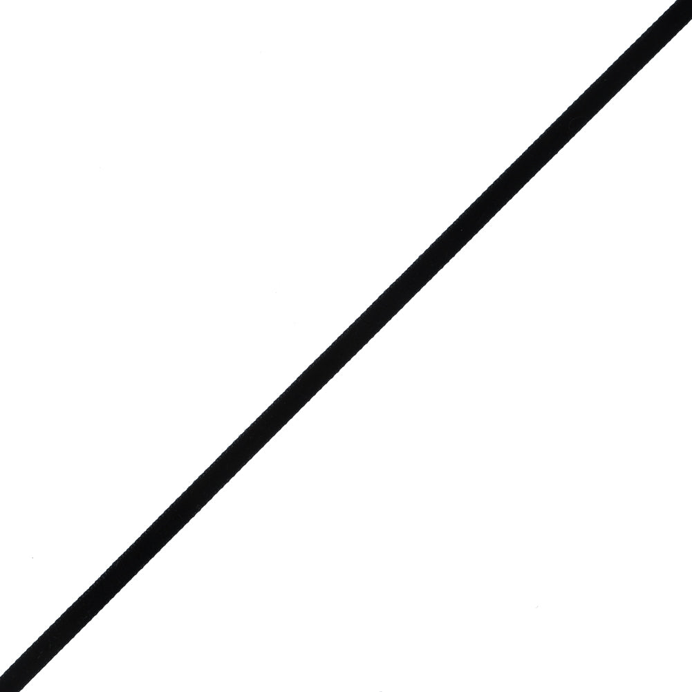 Black Single-Faced Velvet Ribbon - 0.25" Black Single-Faced Velvet Ribbon - 0.25"