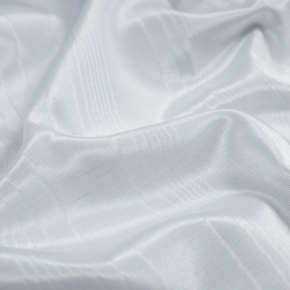 Polyester Moire Bengaline - Ultra White - Florence Collection Detail Polyester Moire Bengaline - Ultra White - Florence Collection Detail