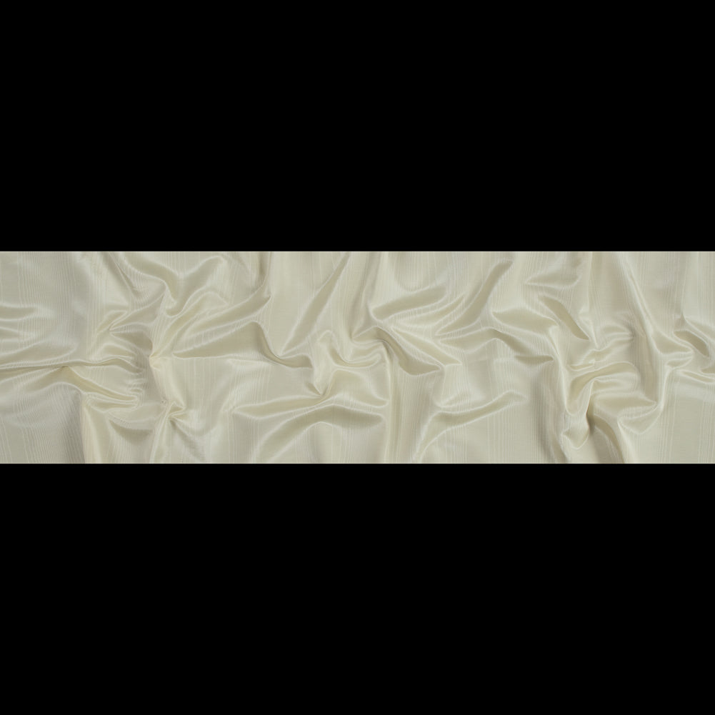 Polyester Moire Bengaline - Ivory Cream - Florence Collection Full Polyester Moire Bengaline - Ivory Cream - Florence Collection Full