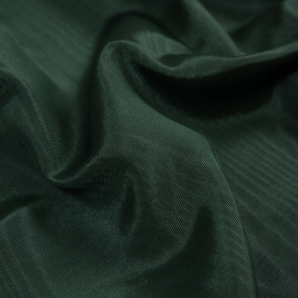 Polyester Moire Bengaline - Spruce Green - Florence Collection Detail Polyester Moire Bengaline - Spruce Green - Florence Collection Detail