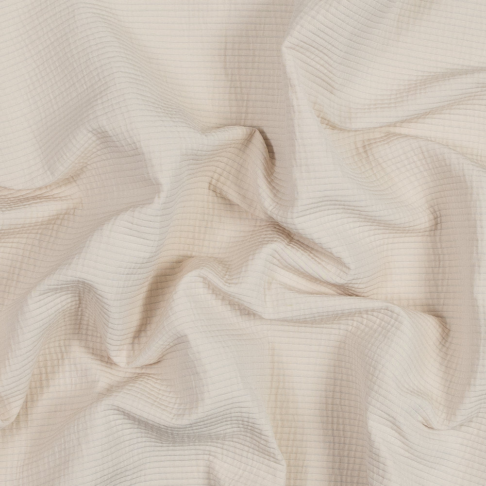 Italian Sand Cotton Woven with Raised Ribs Italian Sand Cotton Woven with Raised Ribs