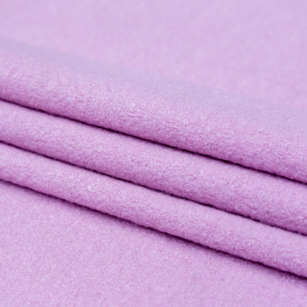 Boiled Wool Coating Fabric - Dusty Mauve - Ketil Collection Detail Boiled Wool Coating Fabric - Dusty Mauve - Ketil Collection Detail