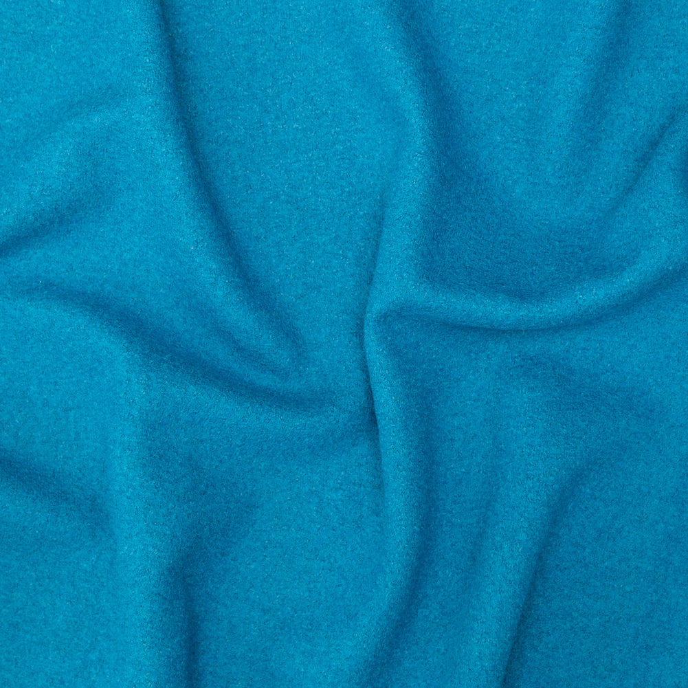 Boiled Wool Coating Fabric - Teal - Ketil Collection Boiled Wool Coating Fabric - Teal - Ketil Collection