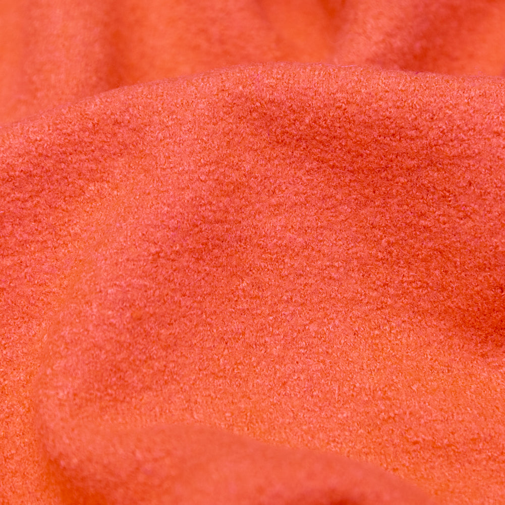 Boiled Wool Coating Fabric - Salmon - Ketil Collection Full Boiled Wool Coating Fabric - Salmon - Ketil Collection Full