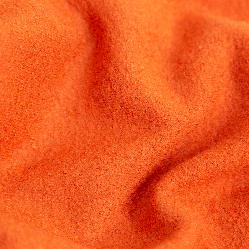 Boiled Wool Coating Fabric - Burnt Orange - Ketil Collection Full Boiled Wool Coating Fabric - Burnt Orange - Ketil Collection Full