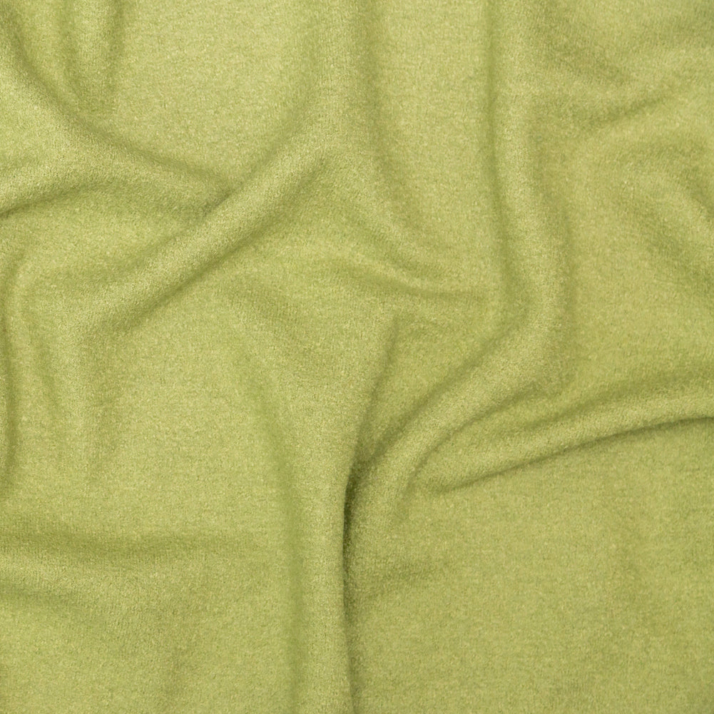 Boiled Wool Coating Fabric - Grass Green - Ketil Collection Boiled Wool Coating Fabric - Grass Green - Ketil Collection