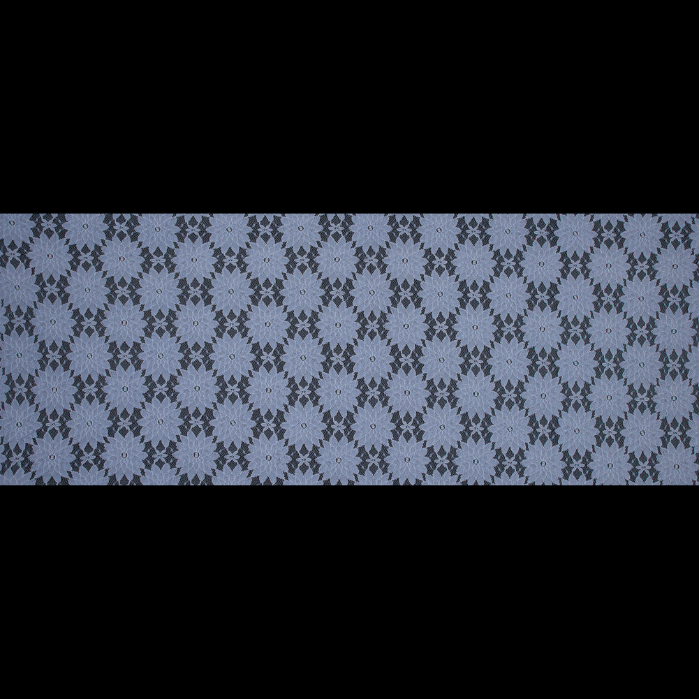 Corded Lace - Periwinkle Floral Folded Corded Lace - Periwinkle Floral Folded