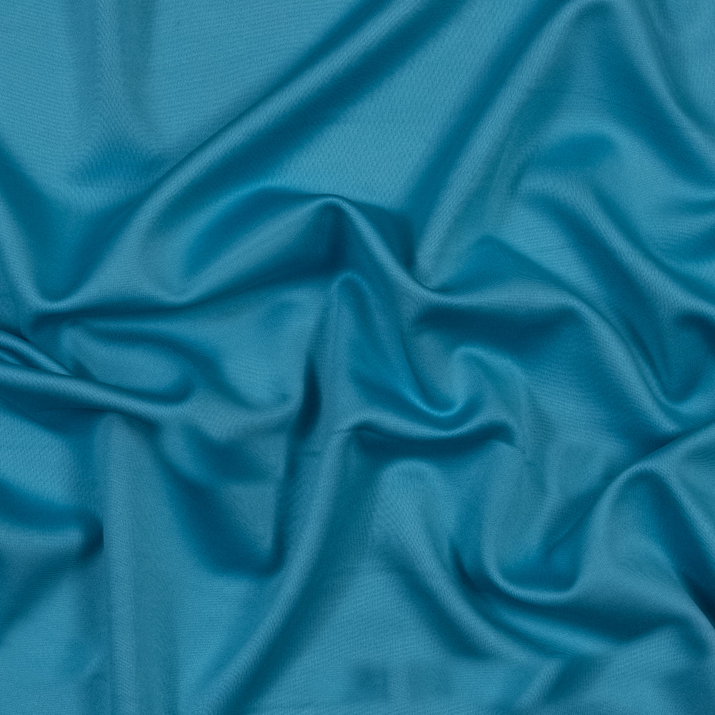 Italian Blue Mist and Moroccan Blue Double Faced Scuba Knit Italian Blue Mist and Moroccan Blue Double Faced Scuba Knit