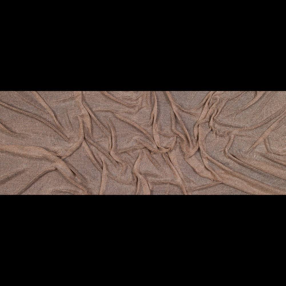 Plastic Chainmail Fabric - Rose Gold Folded Plastic Chainmail Fabric - Rose Gold Folded