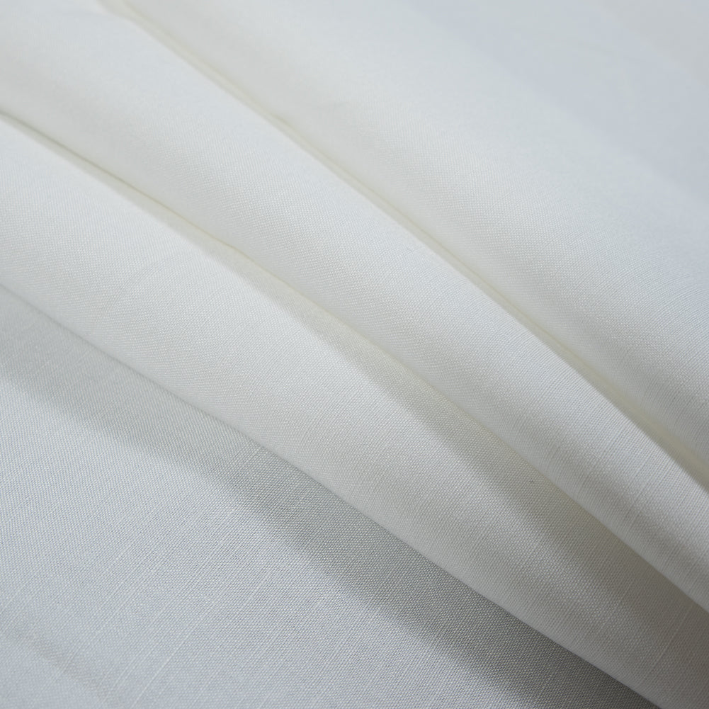 Stretch Linen Woven - White - Asturias Collection Stretch Linen Woven - White - Asturias Collection