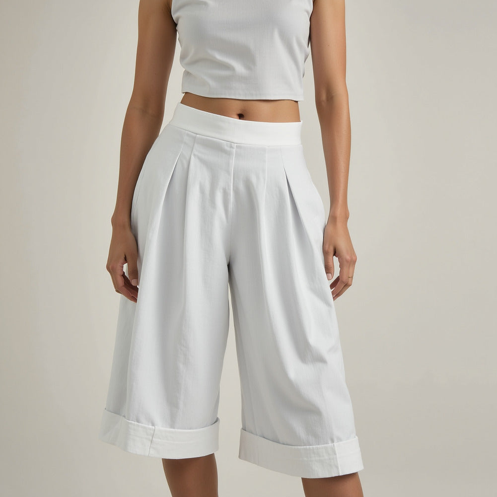 Stretch Linen Woven - White - Asturias Collection Stretch Linen Woven - White - Asturias Collection