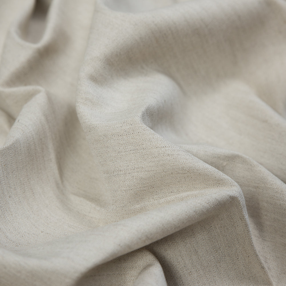 Stretch Linen Woven - Light Oatmeal - Asturias Collection Stretch Linen Woven - Light Oatmeal - Asturias Collection